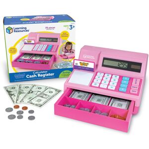 Learning Resources Pretend & Play Calculator Cash Register Pink - 73 Pieces Age Learning Resources Pretend & Play Calculator Cash Register Pink - 73 Pieces Age