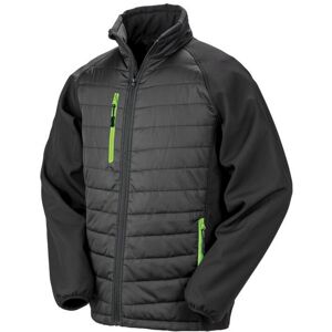 (3XL, Black/Lime Green) Result Womens/Ladies Compass Soft Shell Jacket (3XL, Black/Lime Green) Result Womens/Ladies Compass Soft Shell Jacket