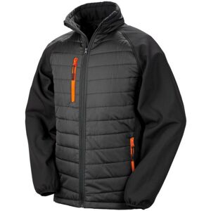 (XXL, Black/Orange) Result Womens/Ladies Compass Soft Shell Jacket (XXL, Black/Orange) Result Womens/Ladies Compass Soft Shell Jacket