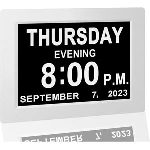 STOYOTU Dementia Clocks 7 Inches Calendar Clocks Day Date Clock Digital Clock with Large STOYOTU Dementia Clocks 7 Inches Calendar Clocks Day Date Clock Digital Clock with Large