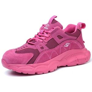 Unbranded (pink, 36) Lightweight Work Safety Shoes Women Men Breathable Protective Work Sn Unbranded (pink, 36) Lightweight Work Safety Shoes Women Men Breathable Protective Work Sn
