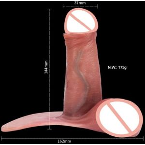 Unbranded (as the picture, 14.4cm) Realistic Penis Sheath Reusable Silicone Condom Cock Ex Unbranded (as the picture, 14.4cm) Realistic Penis Sheath Reusable Silicone Condom Cock Ex