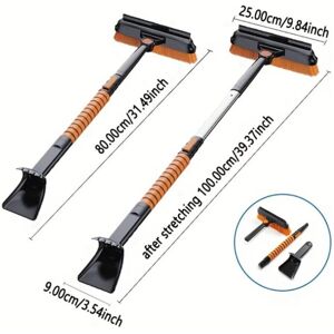 BPI (black, Triple) Multifunctional Car Snow Shovel, Windshield Deicing Shovel Snow BPI (black, Triple) Multifunctional Car Snow Shovel, Windshield Deicing Shovel Snow