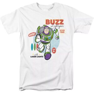 (S, White) Toy Story Mens Buzz Lightyear T-Shirt (S, White) Toy Story Mens Buzz Lightyear T-Shirt