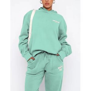 Unbranded (light green, L) Women's Long Sleeve Hoodie Sweatshirt and Sweatpants Set Stylis Unbranded (light green, L) Women's Long Sleeve Hoodie Sweatshirt and Sweatpants Set Stylis