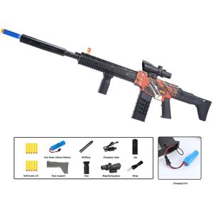 Unbranded (Gray) Realistic Toy Gun For Nerf Guns Darts Automatic Sniper Rifle With 10 Soft Unbranded (Gray) Realistic Toy Gun For Nerf Guns Darts Automatic Sniper Rifle With 10 Soft