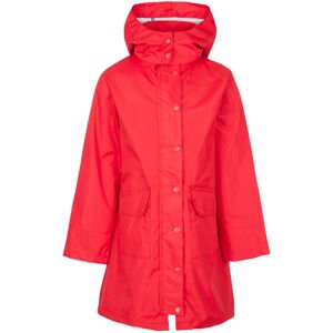 (5-6 Years, Red) Trespass Girls Waterproof Hooded Jacket Drizzling (5-6 Years, Red) Trespass Girls Waterproof Hooded Jacket Drizzling