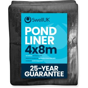 (4x8m) Swell UK 25 Year Guarantee Heavy Duty Pond Liner (4x8m) Swell UK 25 Year Guarantee Heavy Duty Pond Liner