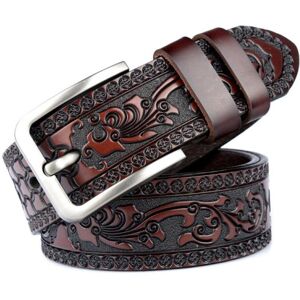 Unbranded (as the picture, 120CM) Belts for Men Vintage Genuine Leather High Quality Fashi Unbranded (as the picture, 120CM) Belts for Men Vintage Genuine Leather High Quality Fashi