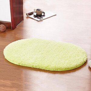 Unbranded (green) Absorbent Soft Bathroom Mat Oval Plush Floor Blanket Unbranded (green) Absorbent Soft Bathroom Mat Oval Plush Floor Blanket