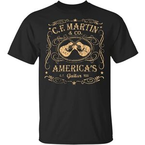 SPXUBZ (Black, M) Vintage Guitar Guitarist C.F Martin & Co. America Short Sleeve Tee Me SPXUBZ (Black, M) Vintage Guitar Guitarist C.F Martin & Co. America Short Sleeve Tee Me