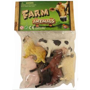 Kandy Toys Farm Animals 6 Pack of 4" Figures Kandy Toys Farm Animals 6 Pack of 4" Figures