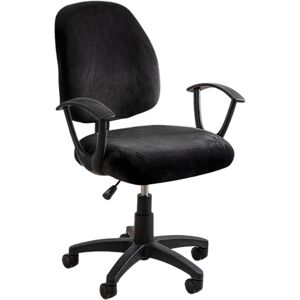 Unbranded Black Velvet Stretchable Desk Office Chair Seat Cover Protectors Pets Unbranded Black Velvet Stretchable Desk Office Chair Seat Cover Protectors Pets