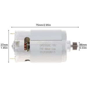 HaiQin RS550 18V 27500 RPM DC Motor with Two-speed 11 Teeth and High Torque Gear Box fo HaiQin RS550 18V 27500 RPM DC Motor with Two-speed 11 Teeth and High Torque Gear Box fo