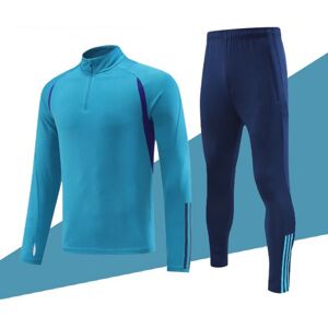 Unbranded (cyan, XL(170-175CM)) Autumn&Winter Training Tracksuit Long Sleeve Football Spor Unbranded (cyan, XL(170-175CM)) Autumn&Winter Training Tracksuit Long Sleeve Football Spor