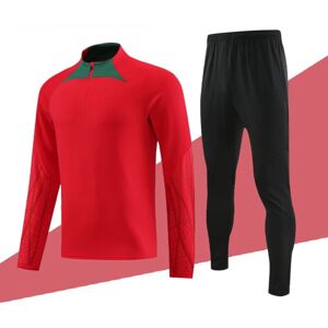 Unbranded (red 1, 2XL(175-180CM)) Autumn&Winter Training Tracksuit Long Sleeve Football Sp Unbranded (red 1, 2XL(175-180CM)) Autumn&Winter Training Tracksuit Long Sleeve Football Sp