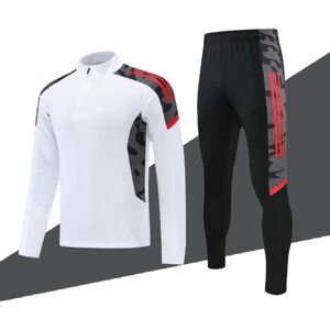 Unbranded (white 2, XL(170-175CM)) Autumn&Winter Training Tracksuit Long Sleeve Football S Unbranded (white 2, XL(170-175CM)) Autumn&Winter Training Tracksuit Long Sleeve Football S
