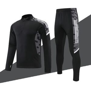 Unbranded (black 2, L(165-170CM)) Autumn&Winter Training Tracksuit Long Sleeve Football Sp Unbranded (black 2, L(165-170CM)) Autumn&Winter Training Tracksuit Long Sleeve Football Sp