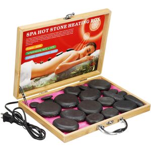 Unbranded Professional Portable Massage Stone Heater Kit with 22Pcs Therapy Hot Rocks Mass Unbranded Professional Portable Massage Stone Heater Kit with 22Pcs Therapy Hot Rocks Mass