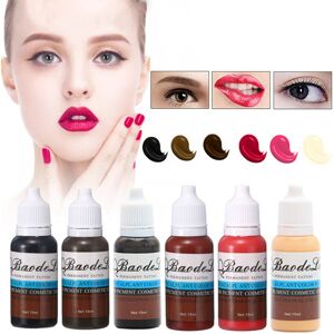 Unbranded 15ML Permanent Tatto Pigment Permant Pure Plant Makeup Eyebrow Lip Eyeline Tatto Unbranded 15ML Permanent Tatto Pigment Permant Pure Plant Makeup Eyebrow Lip Eyeline Tatto