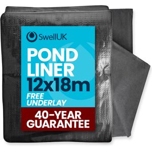 (12x18m) Swell UK 40 Year Guarantee Pond Liner and Underlay (12x18m) Swell UK 40 Year Guarantee Pond Liner and Underlay