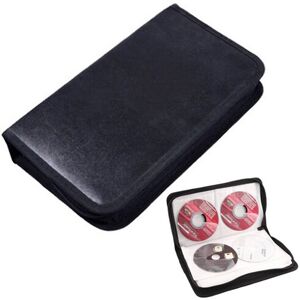 Unbranded 80 Disc DJ Faux Leather Case Storage Holder Organizer for VCD DVD CD Unbranded 80 Disc DJ Faux Leather Case Storage Holder Organizer for VCD DVD CD