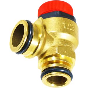 SPARES2GO Pressure Relief Valve for Worcester Bosch Greenstar Boiler 3 Bar 1/2" BSP Push F SPARES2GO Pressure Relief Valve for Worcester Bosch Greenstar Boiler 3 Bar 1/2" BSP Push F