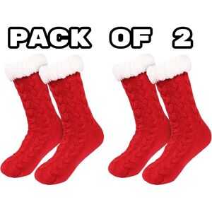 Unbranded PACK OF 2 Winter Slipper Huggle Socks Wool Grippers Soft Comfy & Cozy, Specially Unbranded PACK OF 2 Winter Slipper Huggle Socks Wool Grippers Soft Comfy & Cozy, Specially