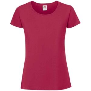 (XL, Cranberry) Fruit of the Loom Womens/Ladies Iconic 195 Premium T-Shirt (XL, Cranberry) Fruit of the Loom Womens/Ladies Iconic 195 Premium T-Shirt