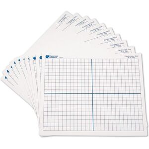 Learning Resources 9""x 11"" Double Sided X-Y Axis Dry Erase Mats, Graphing, Mat Learning Resources 9""x 11"" Double Sided X-Y Axis Dry Erase Mats, Graphing, Mat