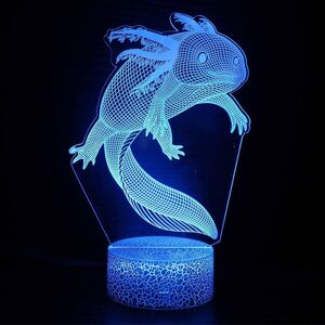 Unbranded Axolotl 3d Illusion Night Light, Room Decor Night Light Toys With Greeting Card, Unbranded Axolotl 3d Illusion Night Light, Room Decor Night Light Toys With Greeting Card,