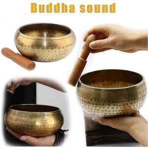 Unbranded Hand-Hammered Copper Tibetan Singing Bowl - Meditation & Yoga Bowl, Chakra Ornam Unbranded Hand-Hammered Copper Tibetan Singing Bowl - Meditation & Yoga Bowl, Chakra Ornam