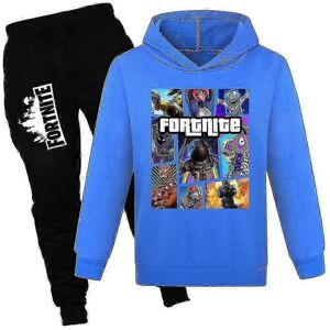 Unbranded (Blue, 11-12 Years) 7-14 Years Kids Teens Boys Girls Fortnite Tracksuit Set Hood Unbranded (Blue, 11-12 Years) 7-14 Years Kids Teens Boys Girls Fortnite Tracksuit Set Hood