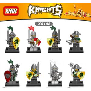 Nuoxin (8pcs-B) 24pcs Medieval Roman Soldier Building Block Man Castle Series r Minifig Nuoxin (8pcs-B) 24pcs Medieval Roman Soldier Building Block Man Castle Series r Minifig