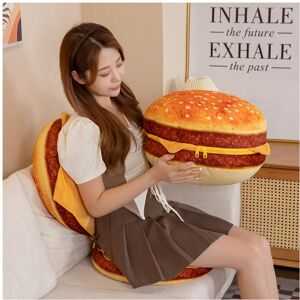 SKESRJTOP 40CM Hamburger Pillow Lazy Sofa Turn To Seat Cushion Stuffed Food Cute Toys Hom SKESRJTOP 40CM Hamburger Pillow Lazy Sofa Turn To Seat Cushion Stuffed Food Cute Toys Hom
