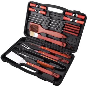 Unbranded 18 Pcs Outdoor BBQ Tools Stainless Steel Camping Picnic BBQ Grill Needle Fork Se Unbranded 18 Pcs Outdoor BBQ Tools Stainless Steel Camping Picnic BBQ Grill Needle Fork Se