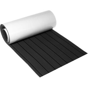 Unbranded 2400x450x6mm EVA Foam Faux Teak Boat Flooring Decking Sheet Pad Dark Grey and Bl Unbranded 2400x450x6mm EVA Foam Faux Teak Boat Flooring Decking Sheet Pad Dark Grey and Bl