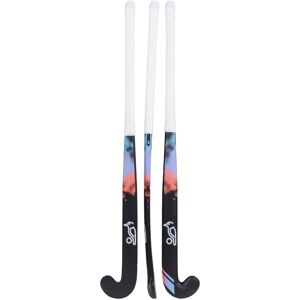 (37.5in, Black/Multicoloured) Kookaburra Echo L-Bow Hockey Stick (37.5in, Black/Multicoloured) Kookaburra Echo L-Bow Hockey Stick