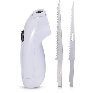 Unbranded Stainless Steel Blade Cordless Electric Knife with Ergonomic Handle Unbranded Stainless Steel Blade Cordless Electric Knife with Ergonomic Handle