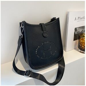 Unbranded (Black) Solid color letter small square bag off-road bag Unbranded (Black) Solid color letter small square bag off-road bag