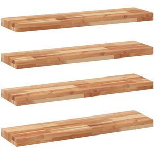 (dark brown, 100 x 20 x 4 cm/ 4 pcs) vidaXL Floating Shelves Wall Storage Shelf (dark brown, 100 x 20 x 4 cm/ 4 pcs) vidaXL Floating Shelves Wall Storage Shelf