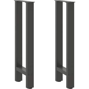 (anthracite, 28 x (72-73) cm/ 1 pcs) vidaXL Coffee Table Legs Desk Legs Metal Fu (anthracite, 28 x (72-73) cm/ 1 pcs) vidaXL Coffee Table Legs Desk Legs Metal Fu