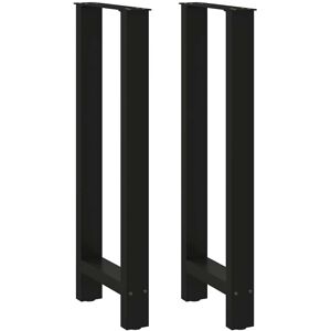 (black, 50 x (100-101) cm/ 2 pcs) vidaXL Coffee Table Legs Desk Legs Metal Furni (black, 50 x (100-101) cm/ 2 pcs) vidaXL Coffee Table Legs Desk Legs Metal Furni