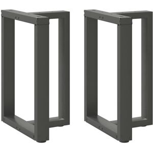 (anthracite, 60 x 35 x (72-73) cm) vidaXL Dining Table Legs T-Shaped Desk Legs (anthracite, 60 x 35 x (72-73) cm) vidaXL Dining Table Legs T-Shaped Desk Legs
