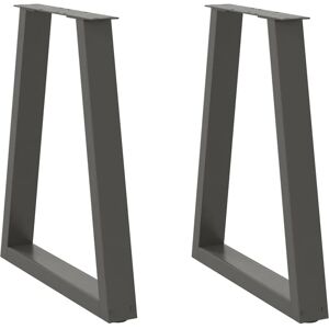 (anthracite, 60 x (72-73) cm/ 2 pcs/ 1 piece) vidaXL Coffee Table Legs V-Shape D (anthracite, 60 x (72-73) cm/ 2 pcs/ 1 piece) vidaXL Coffee Table Legs V-Shape D