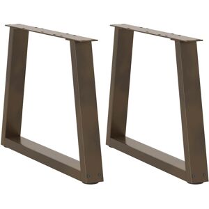 (natural, 50 x (42-43.3) cm/ 2 pcs/ 1 piece) vidaXL Coffee Table Legs V-Shape De (natural, 50 x (42-43.3) cm/ 2 pcs/ 1 piece) vidaXL Coffee Table Legs V-Shape De