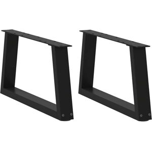 (black, 50 x (30-31.3) cm/ 2 pcs/ 1 piece) vidaXL Coffee Table Legs V-Shape Desk (black, 50 x (30-31.3) cm/ 2 pcs/ 1 piece) vidaXL Coffee Table Legs V-Shape Desk