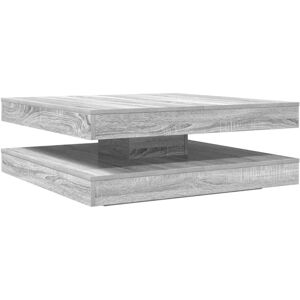 (grey sonoma, 90 x 90 x 34.5 cm) vidaXL Coffee Table 360-Degree Rotatable Hallwa (grey sonoma, 90 x 90 x 34.5 cm) vidaXL Coffee Table 360-Degree Rotatable Hallwa