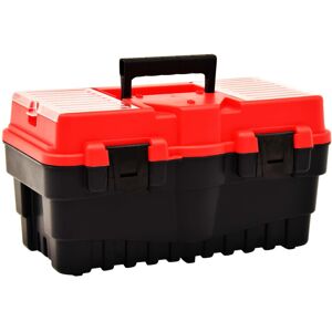 vidaXL Tool Box Plastic Red Tool Organisers Storage Assortment Cases Boxes - Tool Box vidaXL Tool Box Plastic Red Tool Organisers Storage Assortment Cases Boxes - Tool Box