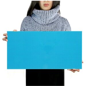 BGHONE (Light blue) 32*64 Dots Classic Building Blocks Base Plate, Children's DIY Assem BGHONE (Light blue) 32*64 Dots Classic Building Blocks Base Plate, Children's DIY Assem
